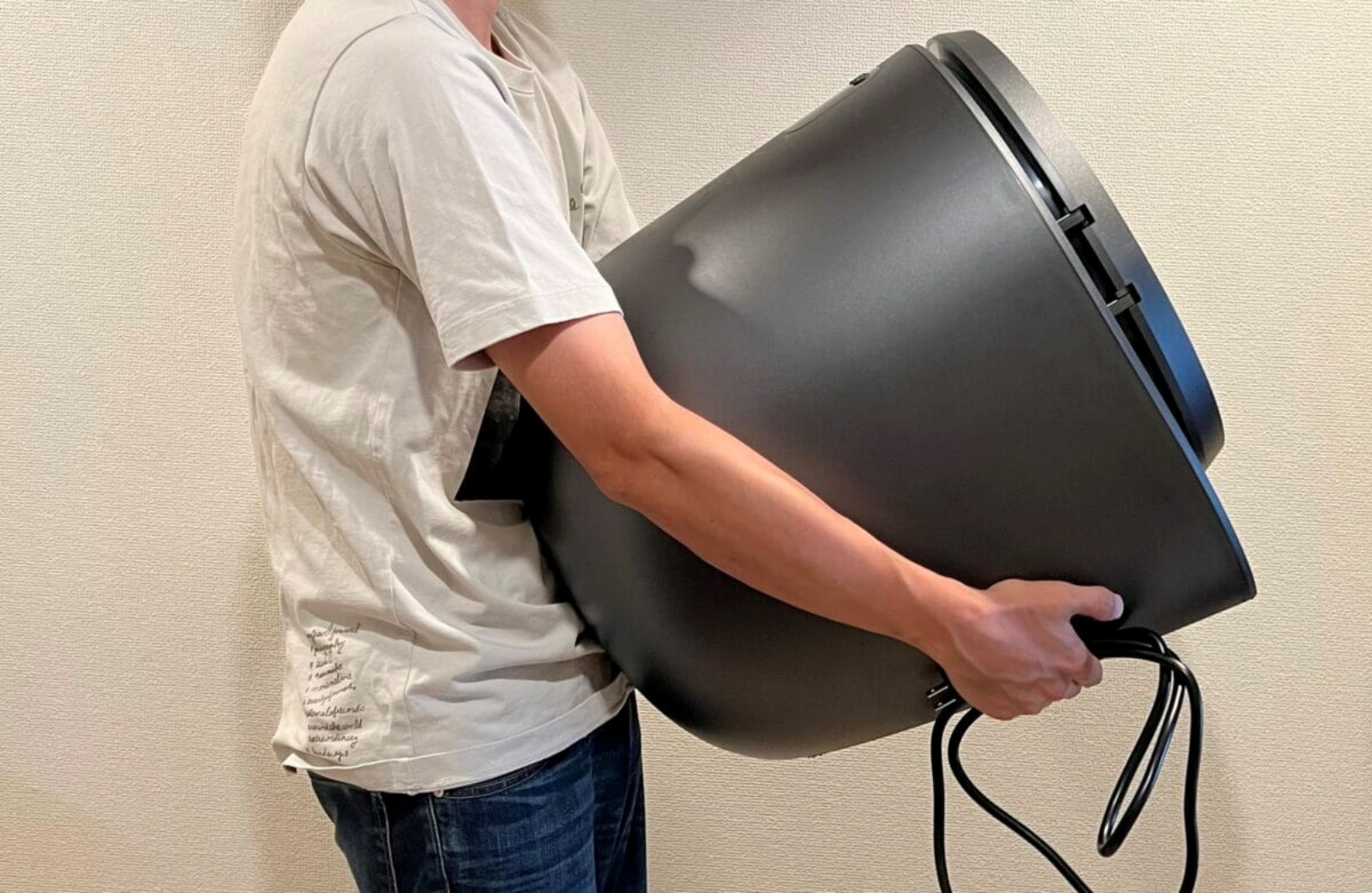 一人で持ち運んで移動できる