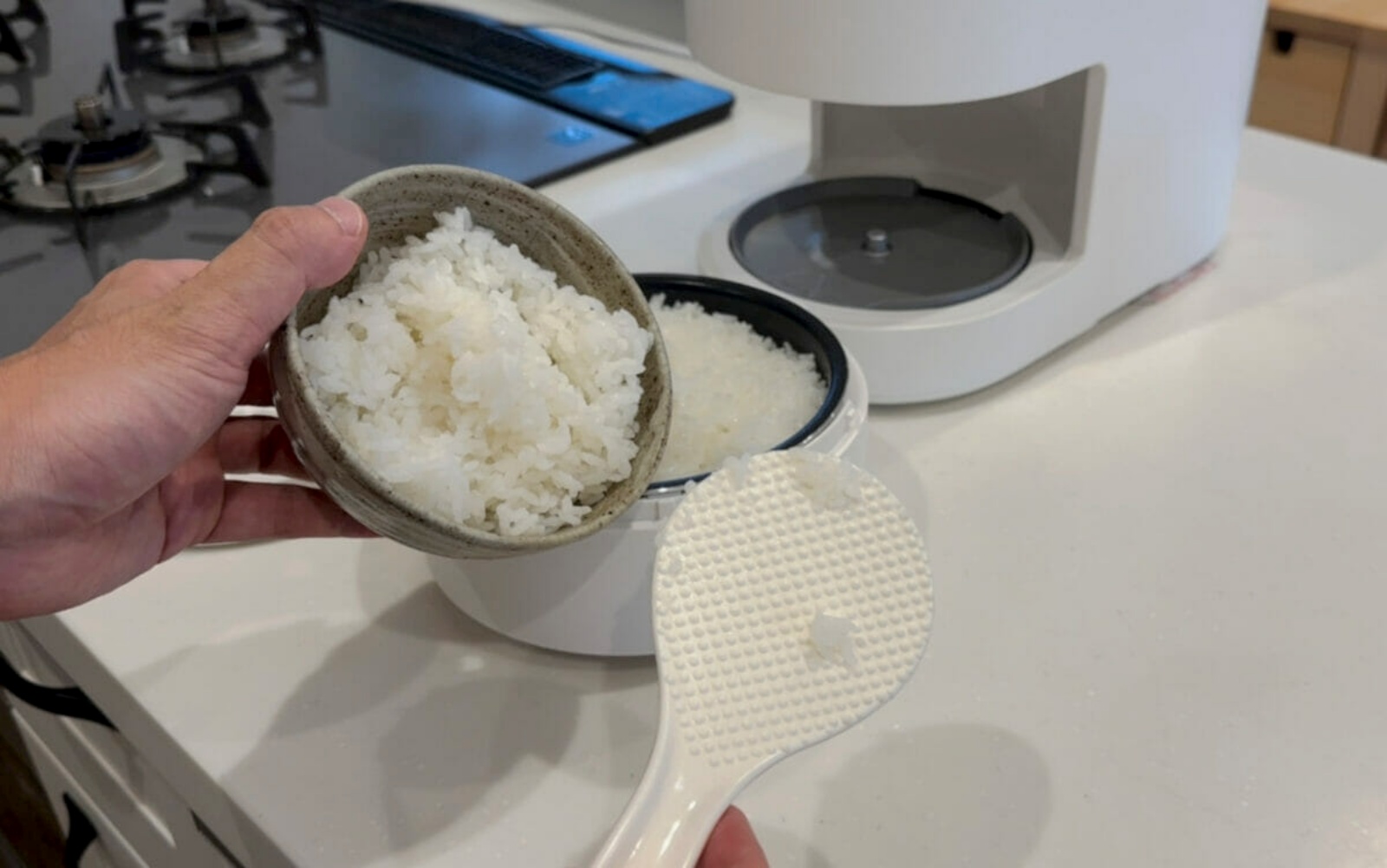 美味しく炊けました!