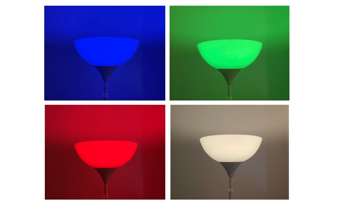 調色機能により多彩な色に変更可能