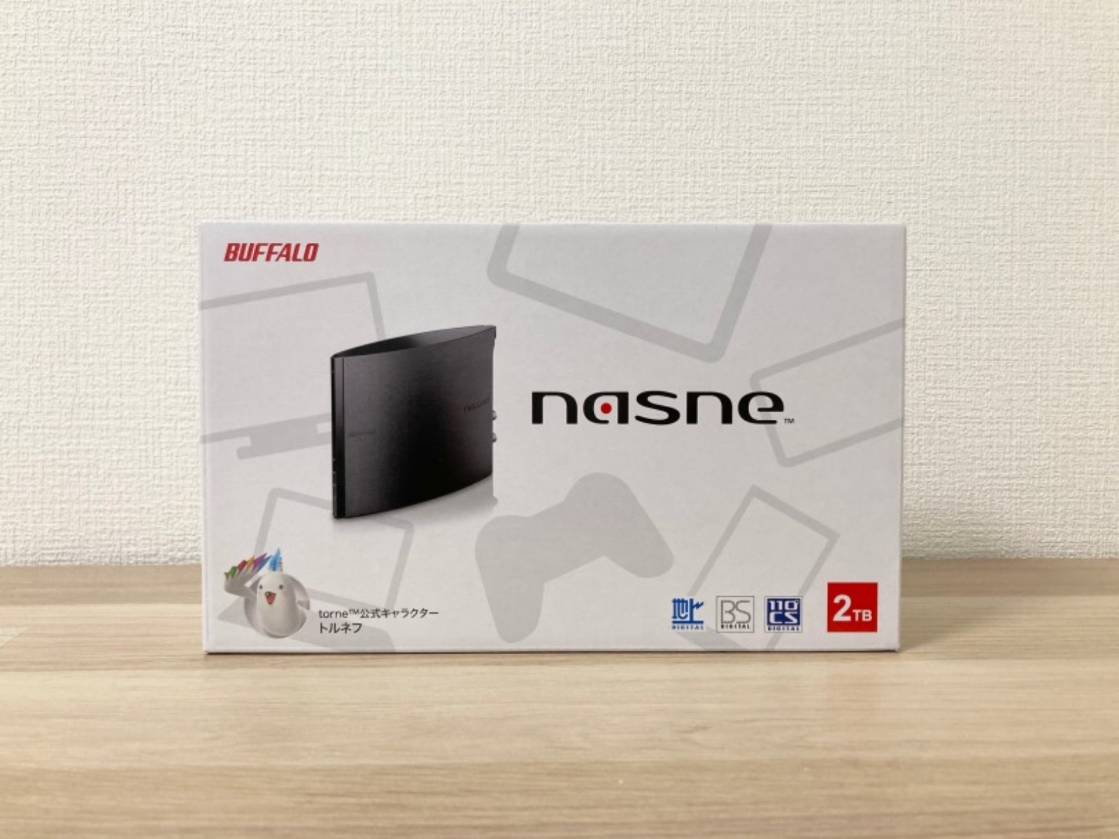 バッファロー版nasneのパッケージ