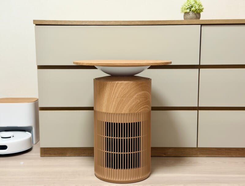 SwitchBot空気清浄機Table(ナチュラル)レビュー|家具と家電が融合した新たな選択肢