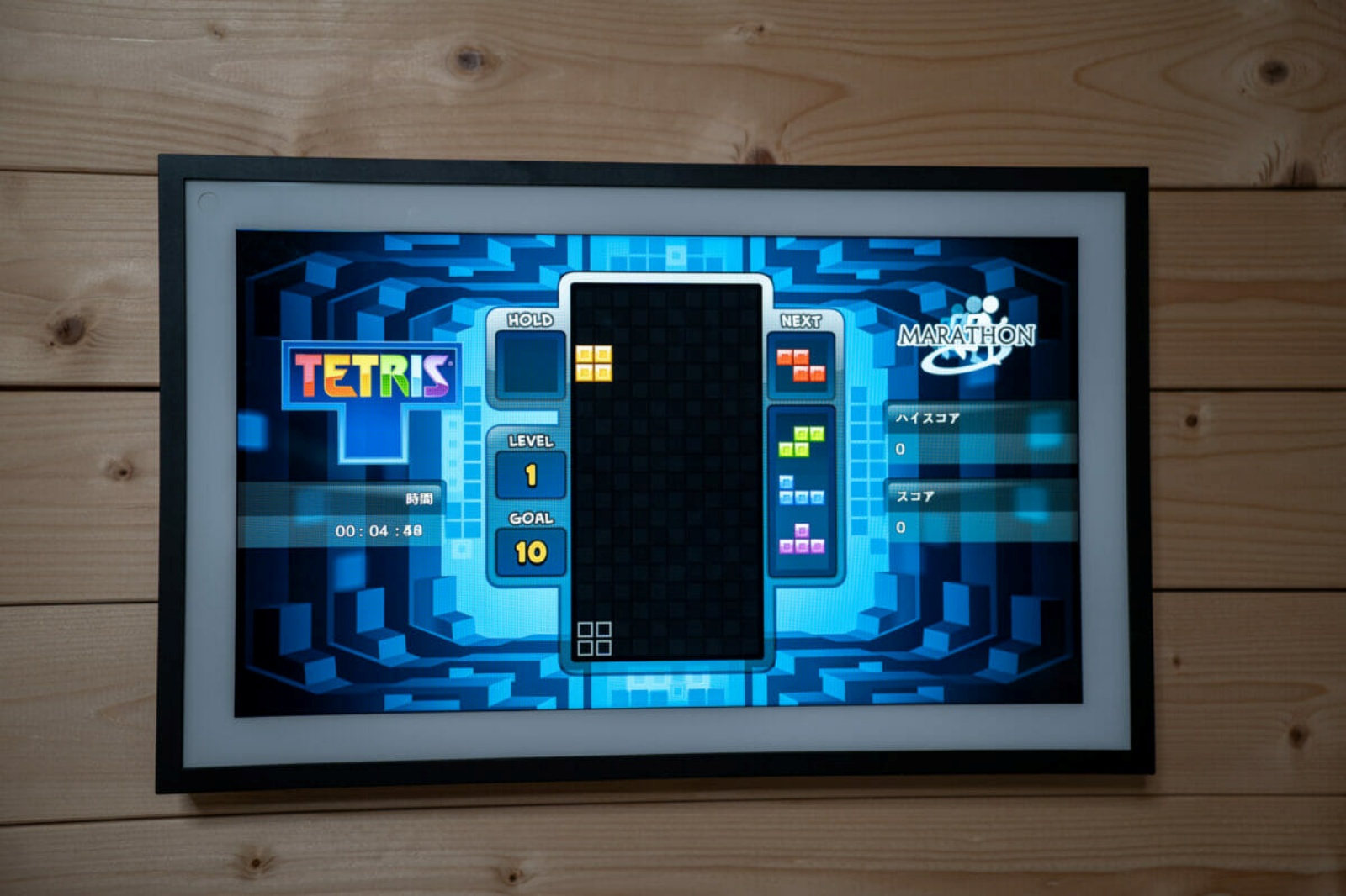 Echo Show 15でテトリスしてみた。普通に操作できます。