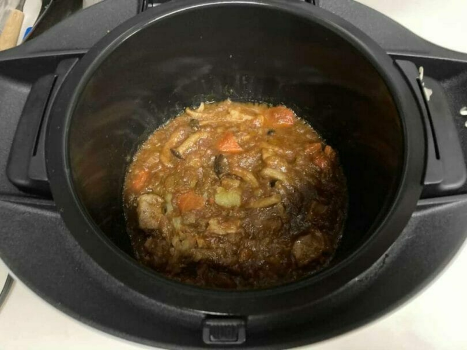 出来上がったカレー