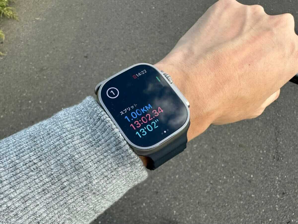 Apple Watch Ultraの装着イメージ