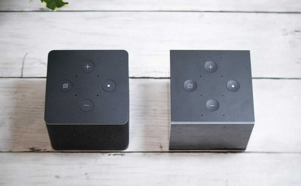 Fire TV Cube 第3世代と第2世代の外観比較