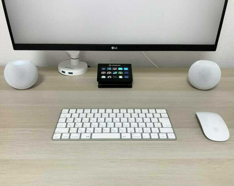 HomePod miniをデスクに2台配置してステレオ再生