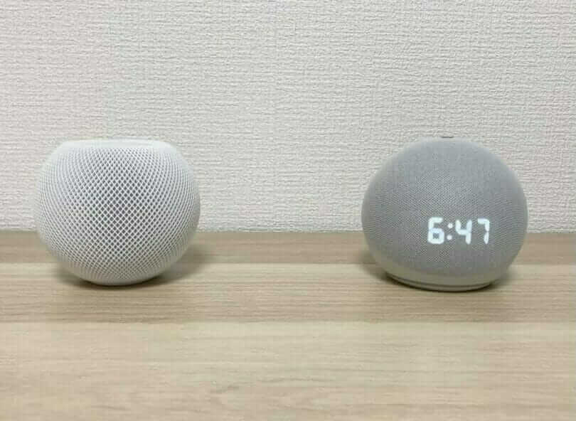HomePod miniとEcho Dot第4世代の聴き比べ