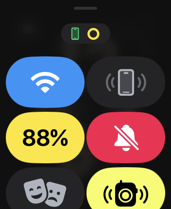 低電力モードの通知表示