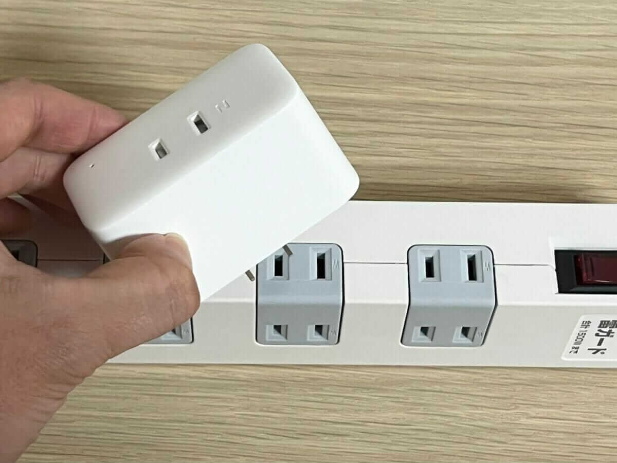 SwitchBotプラグミニの極性付きプラグ形状