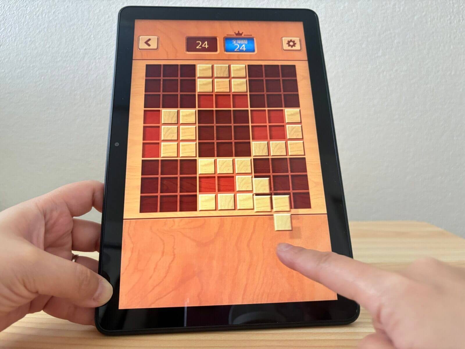 すきま時間にパズルゲームを楽しみました