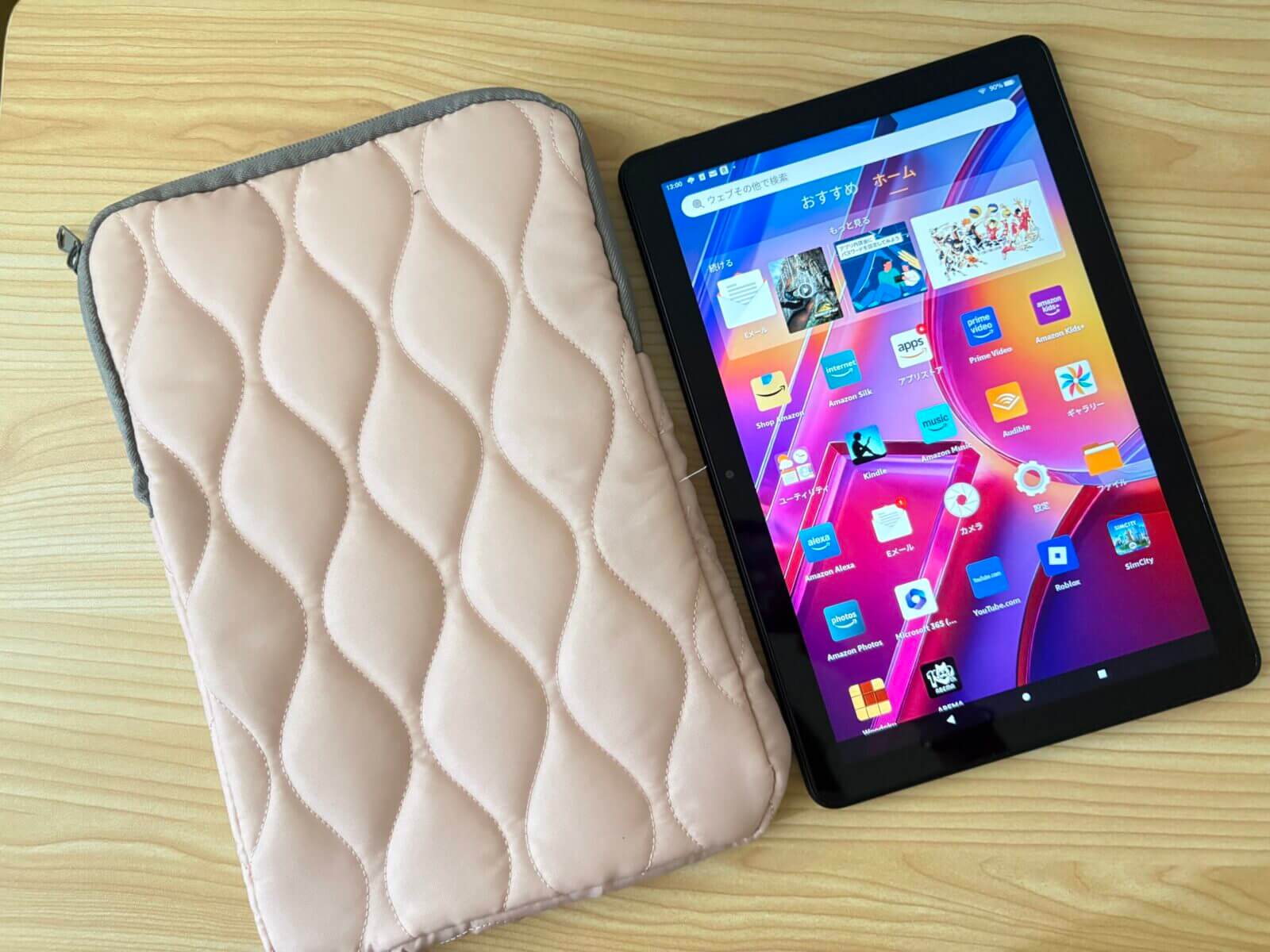 Fire HD 10 の持ち運びにはタブレットケースがおすすめ